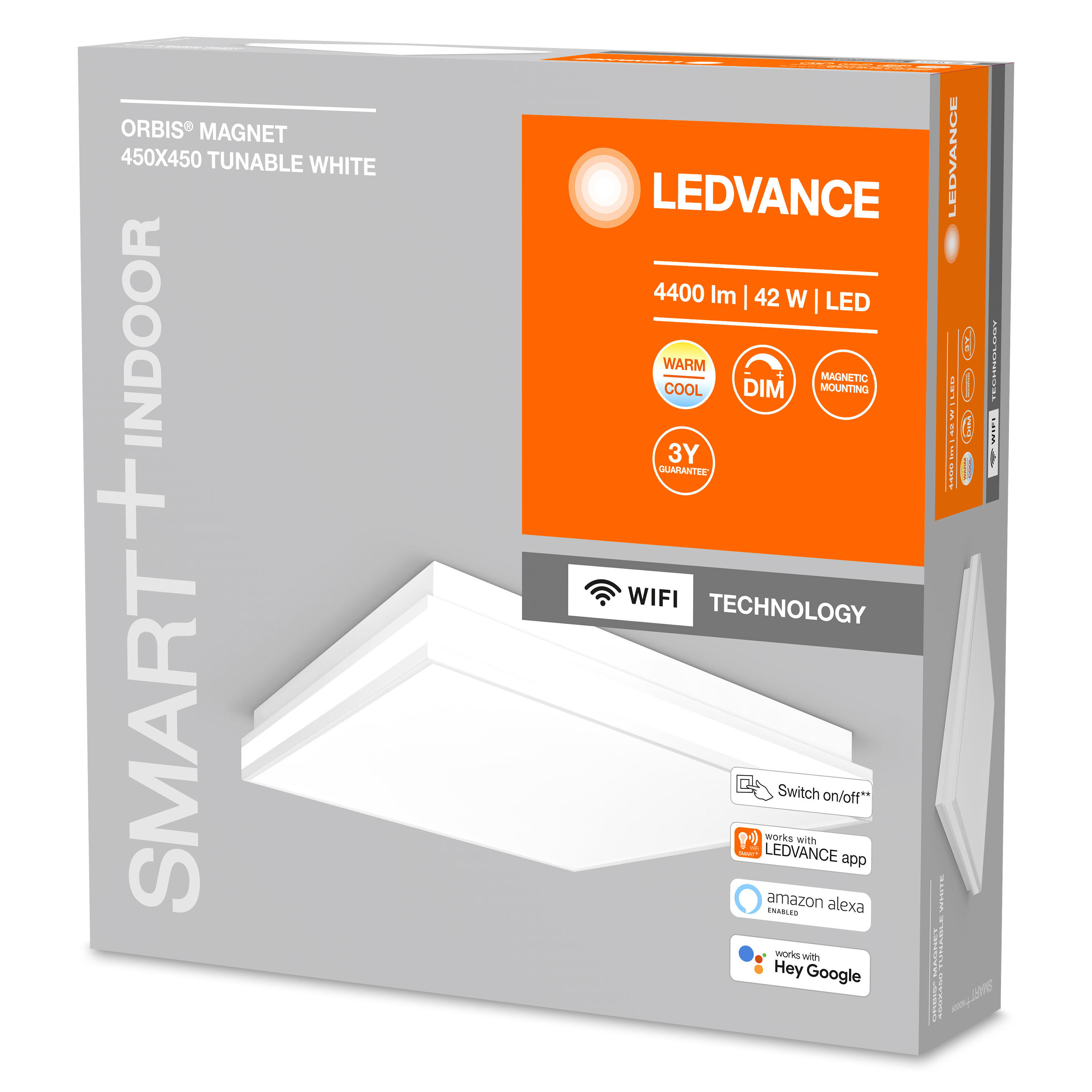 LED-DECKENLEUCHTE Smart+ Orbis Magnet  - Basics (45/45/5cm) - Ledvance