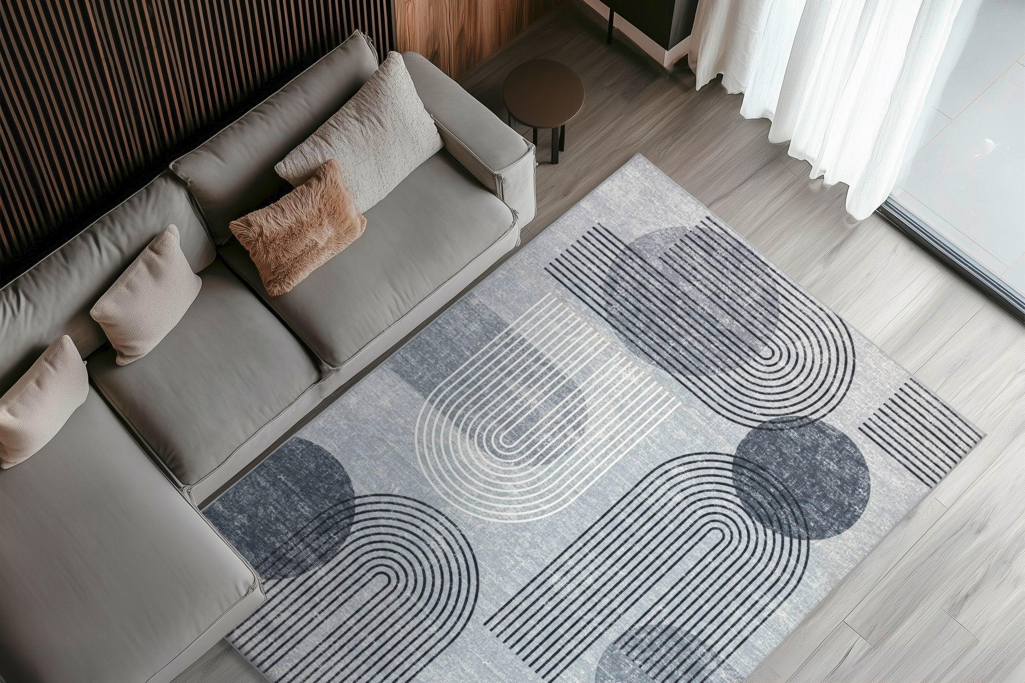 COVOR CU ȚESĂTURĂ PLATĂ My Avantgarde  - gri, Konventionell, textil (120/170cm)