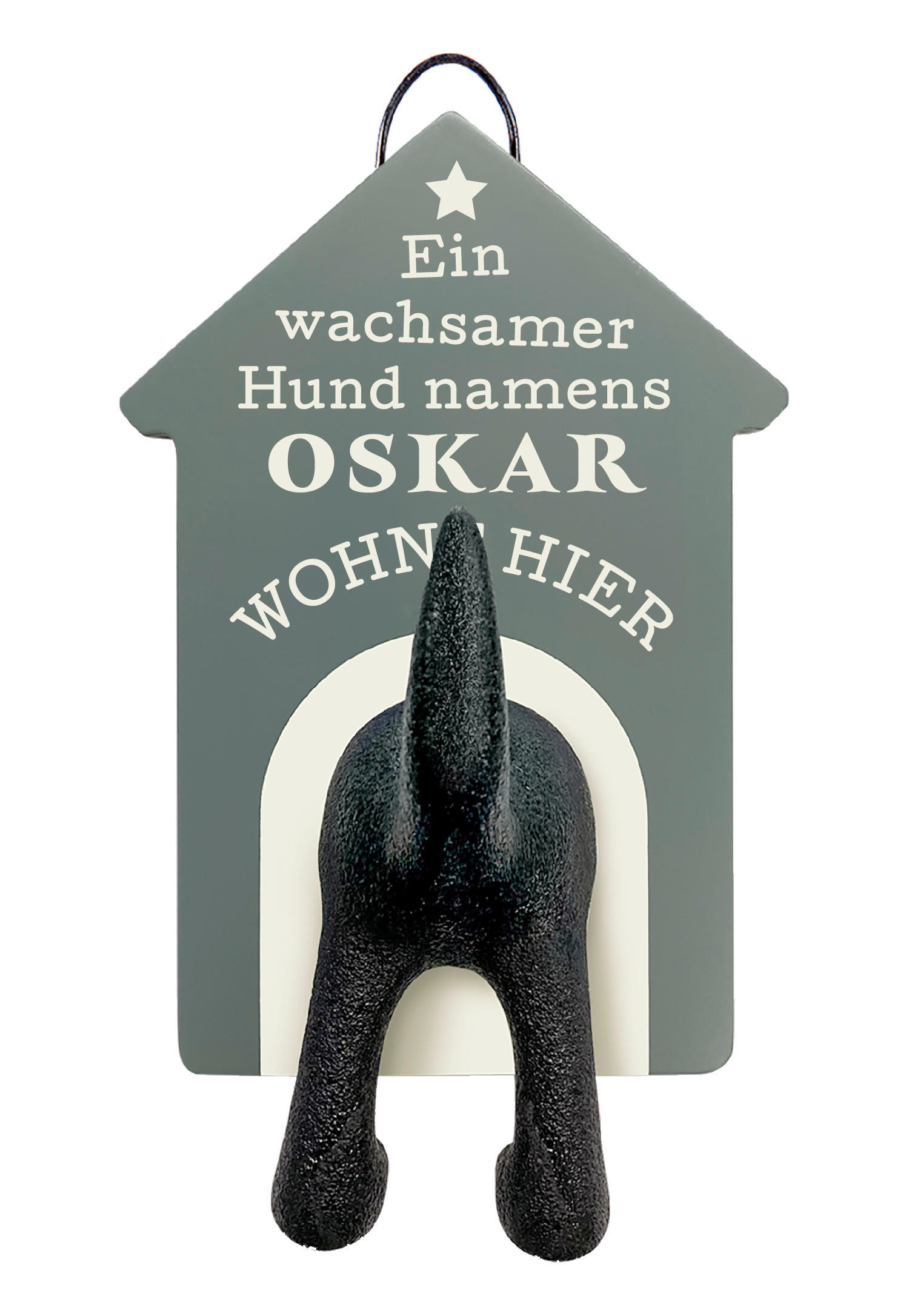 GARDEROBENHAKEN  in Petrol  - Petrol, Trend, Holzwerkstoff (16/10/6cm)