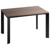 ESSTISCH in Metall, Holzwerkstoff 120/80/75 cm   - Schwarz/Braun, Design, Holzwerkstoff/Metall (120/80/75cm) - home24