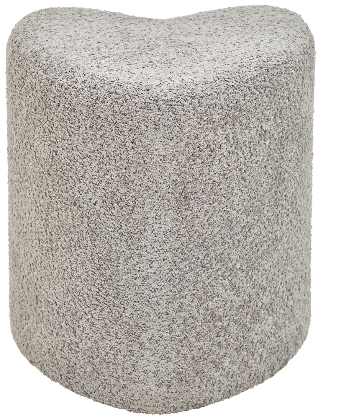HOCKER Vliesstoff, Bouclé Grau  - Grau, Trend, Textil (41/44/41cm) - Xora