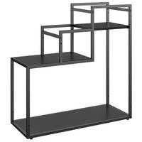 BLUMENSTÄNDER Metall   - Schwarz, Design, Metall (58/58/23cm) - MID.YOU