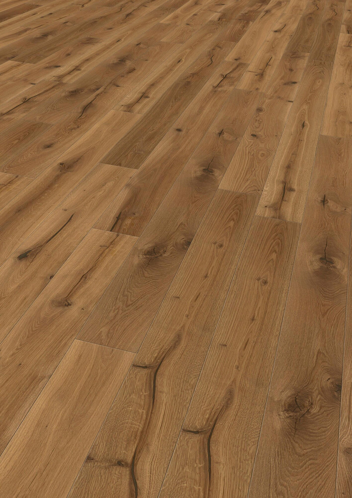 LANDHAUSDIELE, Eiche Verona  per  m² - Eichefarben, LIFESTYLE, Holz (220,5/17,6/1,2cm) - Waldwelt