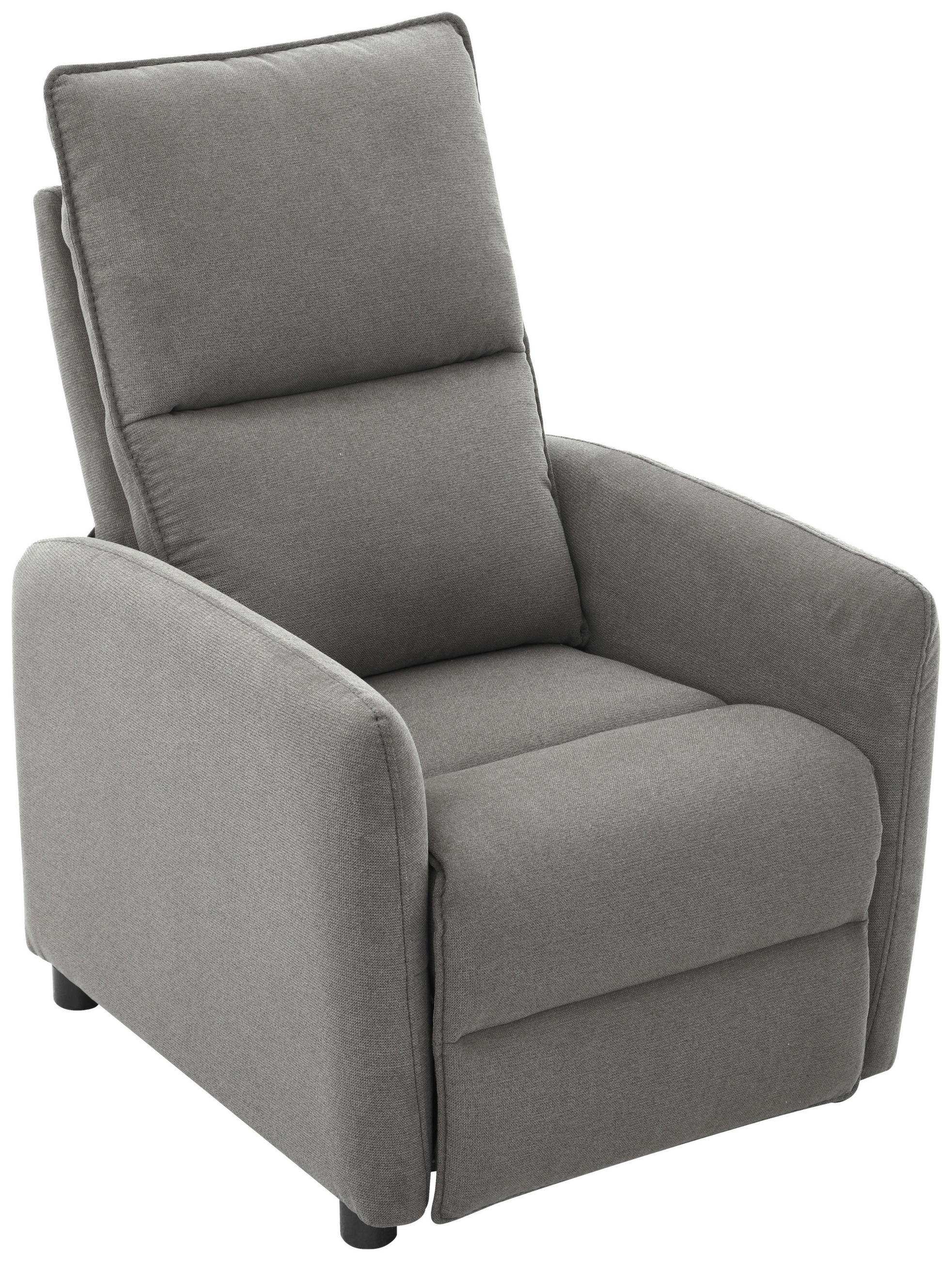 Carryhome TELEVIZNÍ KŘESLO, dřevo, kov, plast, textil, světle šedá