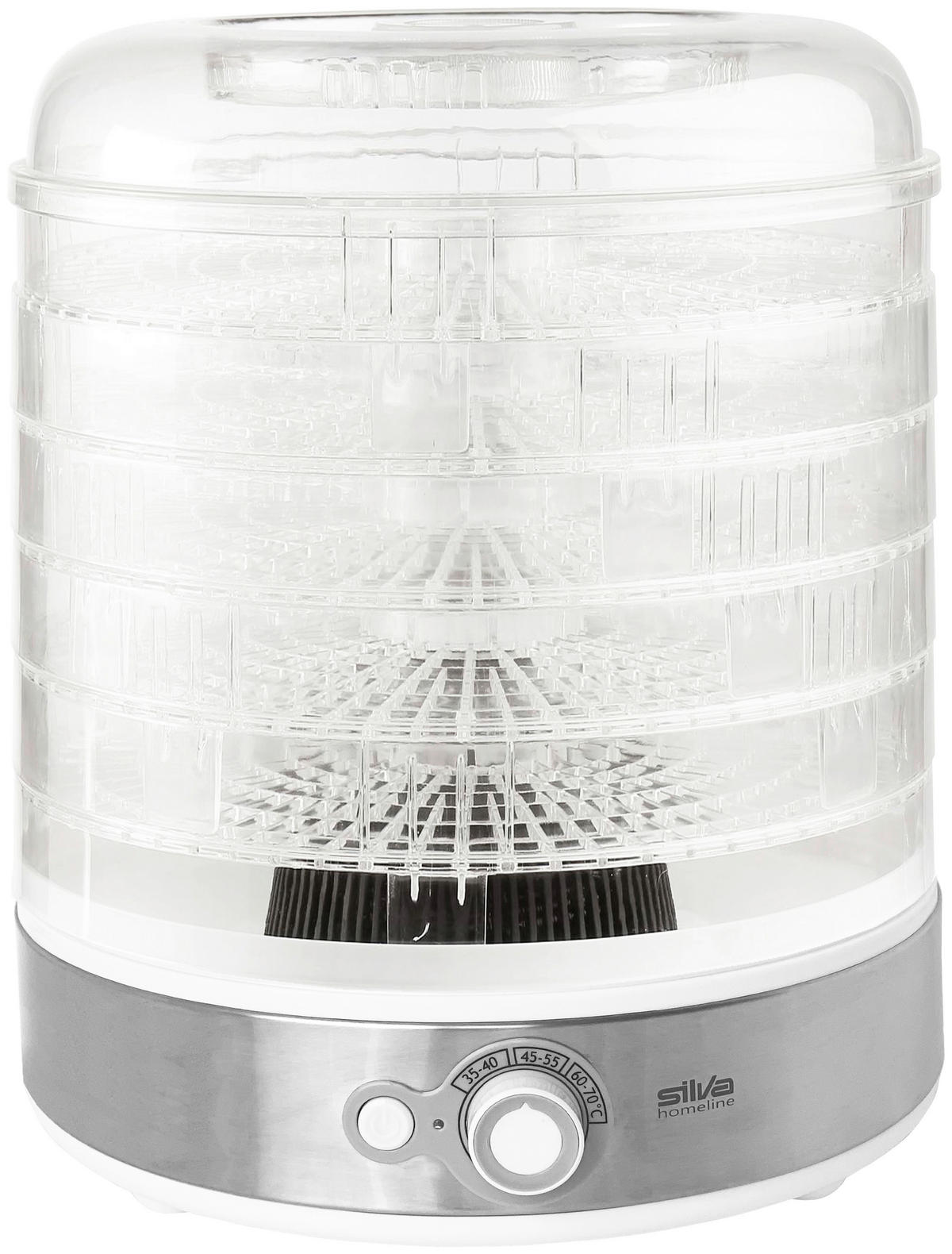 DÖRRAUTOMAT  - Edelstahlfarben/Transparent, Trend, Kunststoff (31,5/30,8/33cm) - Silva Homeline