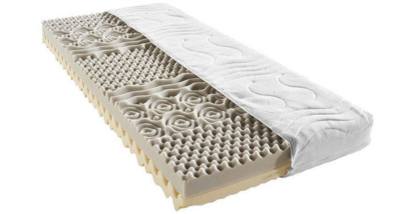KOMFORTSCHAUMMATRATZE 90/200 cm - Weiß, Basics, Textil (90/200cm) - Sleeptex