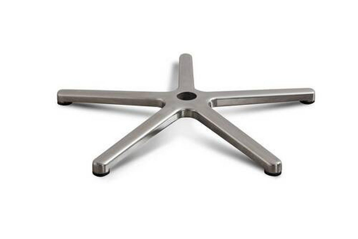 RELAXSESSEL Echtleder    - Edelstahlfarben/Gelb, KONVENTIONELL, Leder/Metall (70/110/80cm) - Cantus
