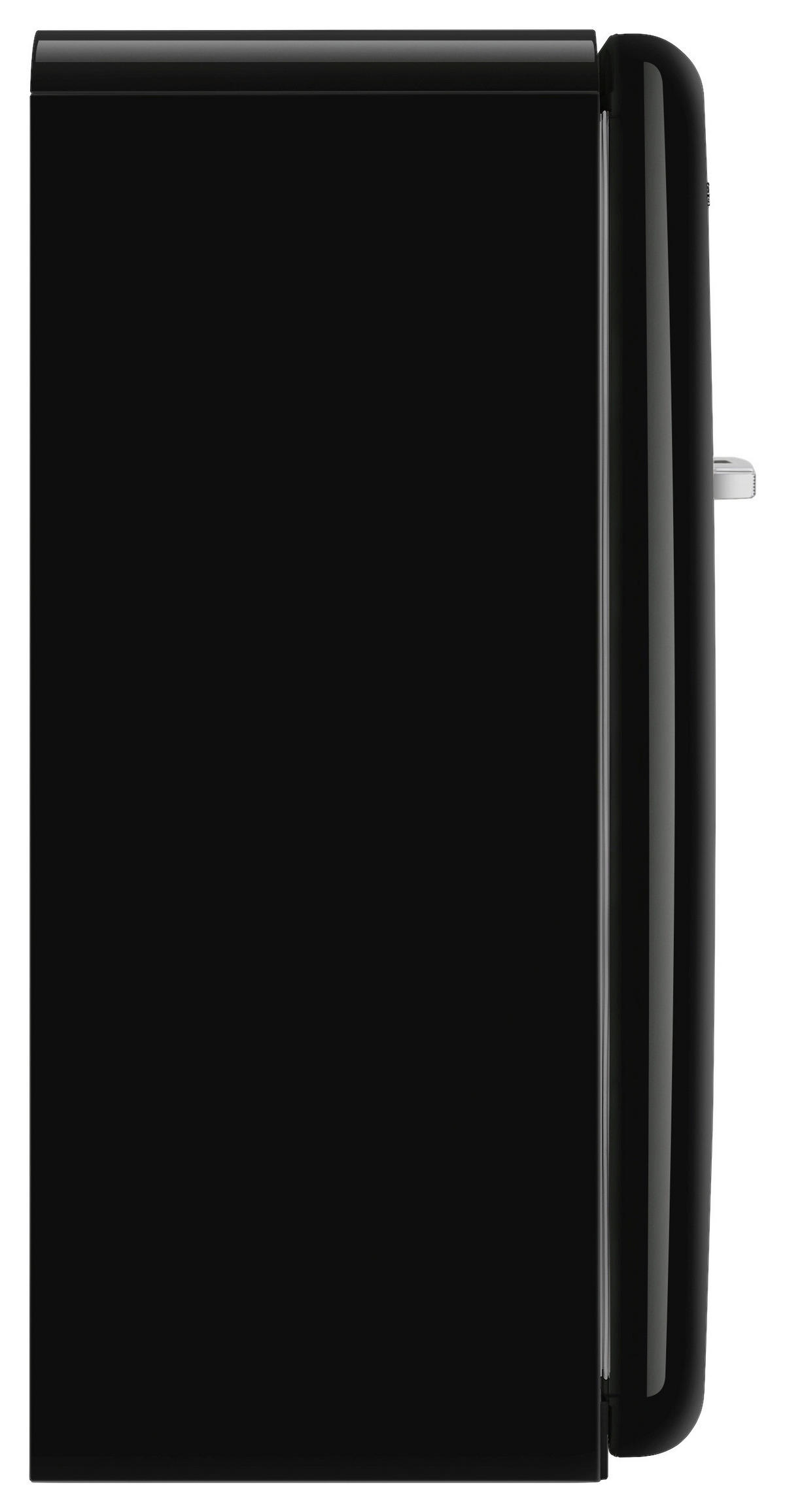 KÜHLSCHRANK 60/153/72,8 cm  - Schwarz, Basics, Glas/Metall (60/153/72,8cm) - SMEG