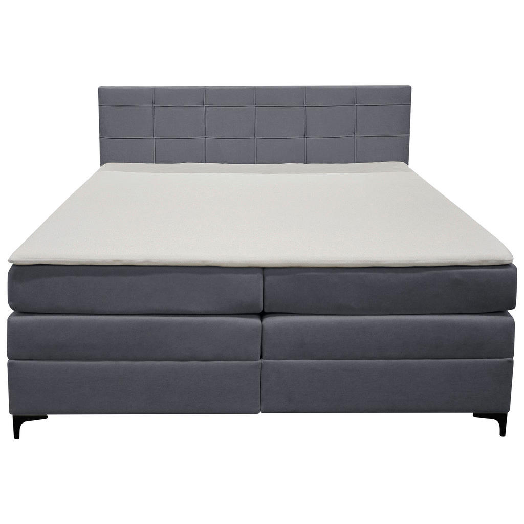 Boxspringbett Mitto Blaugrau 140x200 Cm