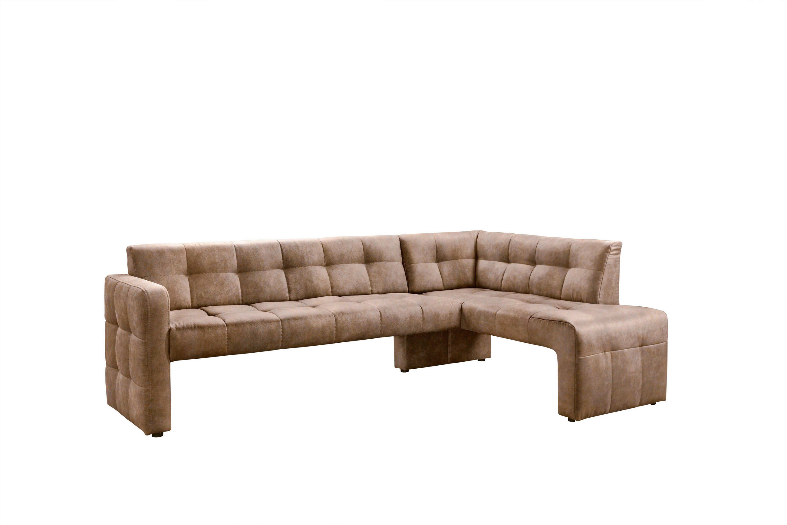 KLUPA KUTNA  konjak  drvo, tekstil, drvni materijal      - konjak/crna, Moderno, drvni materijal/drvo (245/157cm) - Livetastic