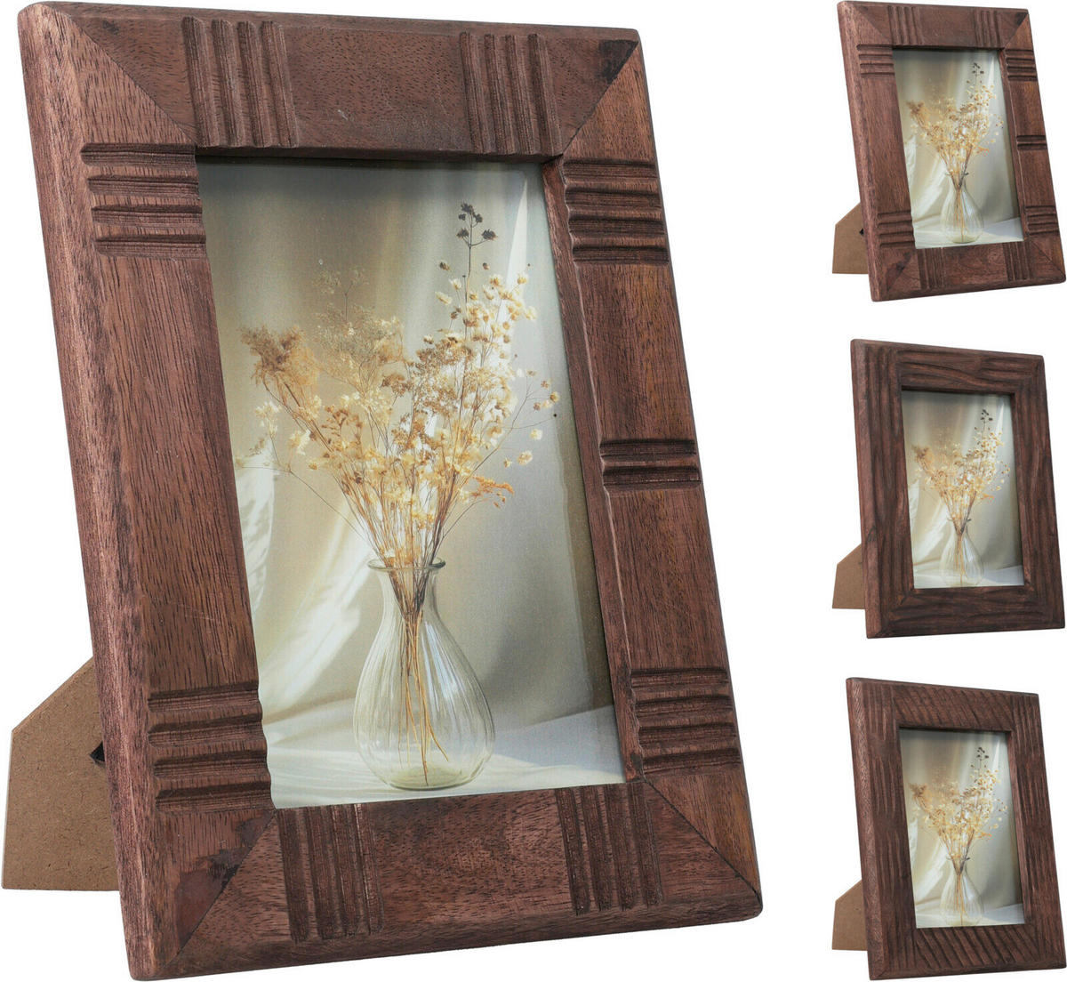 RÁMEČEK NA FOTOGRAFIE,  foto  x  - vícebarevná, Basics, dřevo (19/2/24cm)