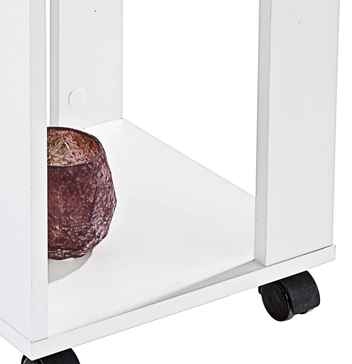 REGAL 34/111/34 cm bela  - bela, Moderno, umetna masa/leseni material (34/111/34cm) - Carryhome