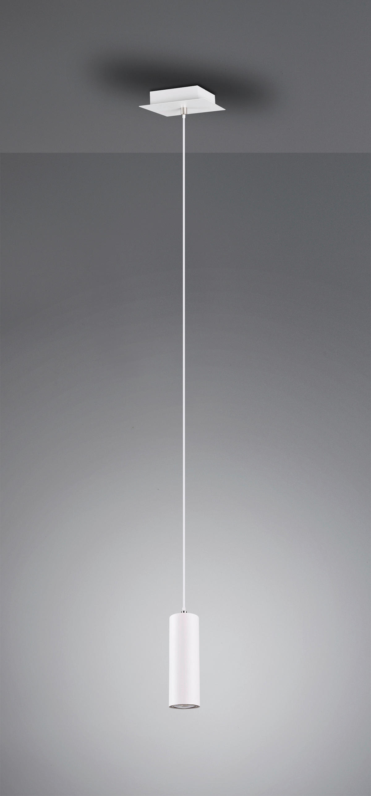 HÄNGELEUCHTE 12/150 cm  - Weiß, Design, Metall (12/150cm) - Trio Leuchten