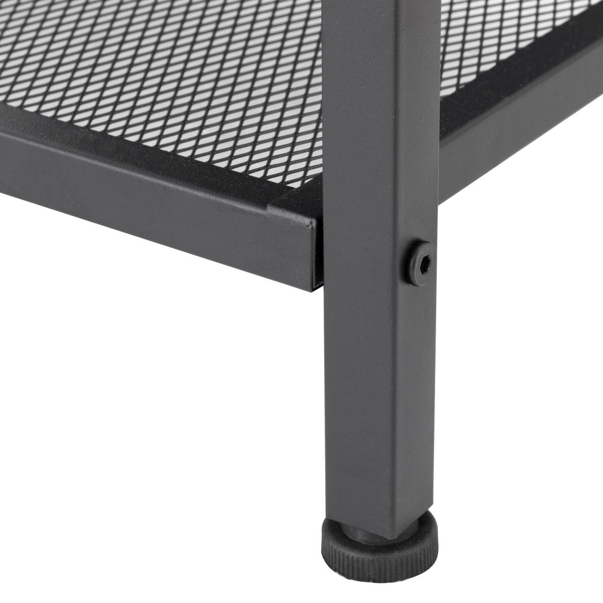 GARDEROBE  in 40/165/35 cm  - Schwarz, Design, Glas/Holzwerkstoff (40/165/35cm) - MID.YOU