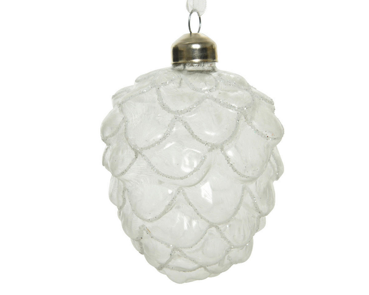 glob formă con brad - Konventionell (7,00/7,00/10,00cm) - X-Mas