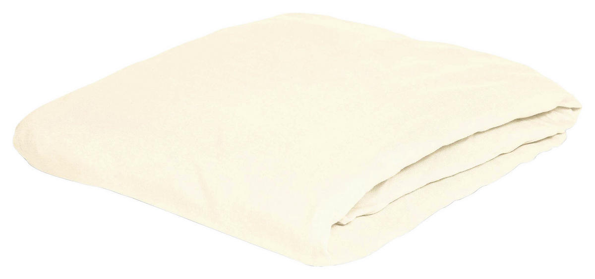 SPANNBETTTUCH Jersey  - Naturfarben, KONVENTIONELL, Textil (190/200cm) - Irisette