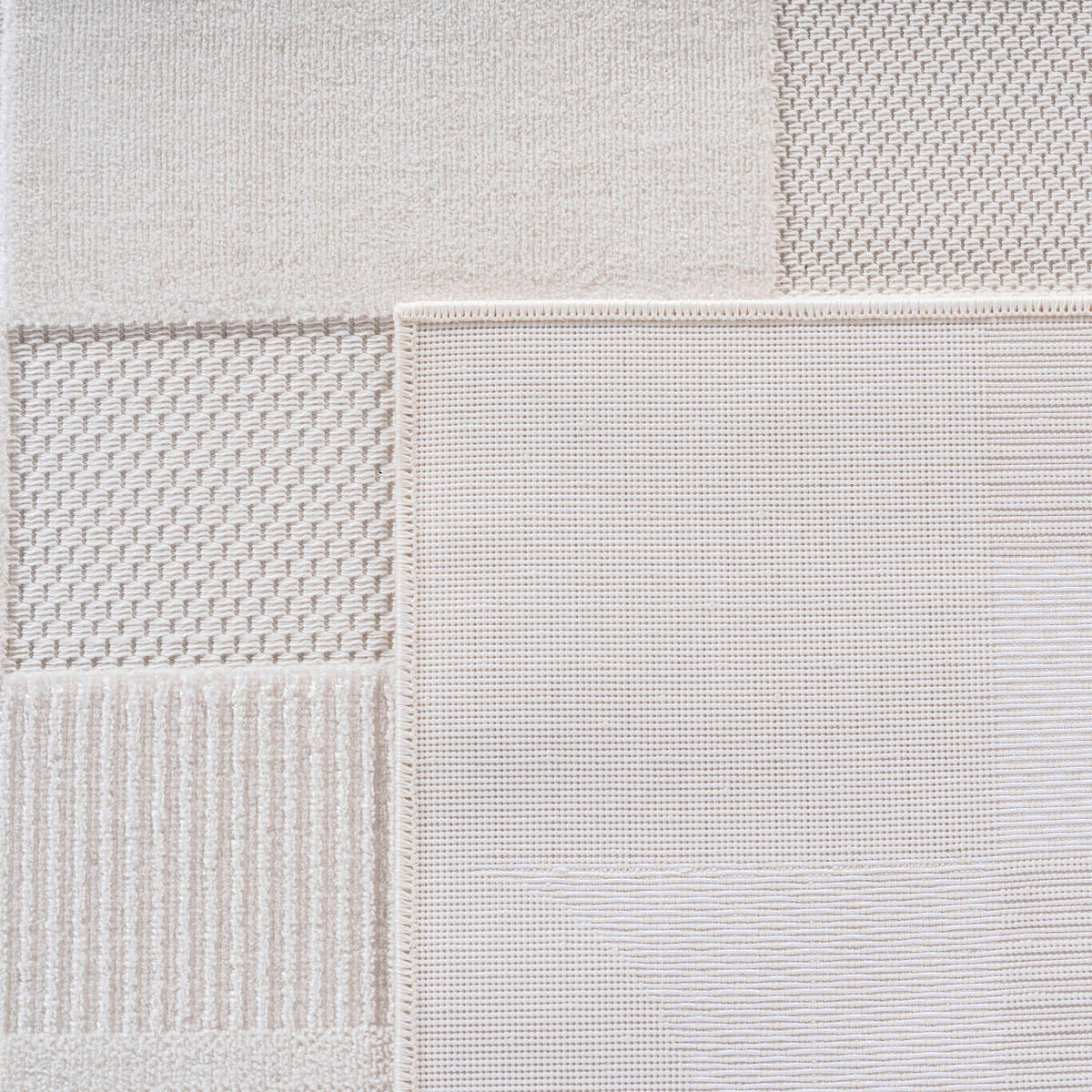 FLACHWEBETEPPICH 200/290 cm Doha Creme  - Creme, Design, Textil (200/290cm)