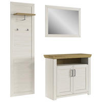GARDEROBE 3-teilig  in 172/201/42,2 cm  - Eichefarben/Pinienfarben, Basics, Holzwerkstoff (172/201/42,2cm) - SetOne by Musterring