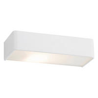 WANDLEUCHTE 7/9/40 cm   - Weiß, Basics, Glas/Metall (7/9/40cm)