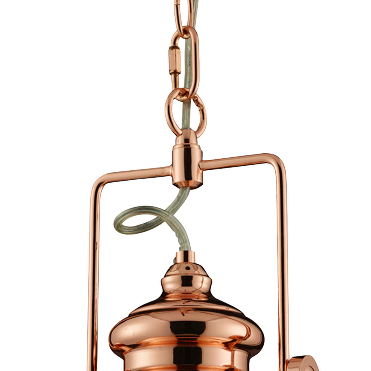 SVJETILJKA VISEĆA  31/150 cm      Louisiana  - bakrenaste boje, Design, metal/plastika (31/150cm)