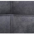 BOXSPRINGBETT 180/200 cm  in Dunkelgrau  - Dunkelgrau/Schwarz, KONVENTIONELL, Kunststoff/Textil (180/200cm) - Voleo