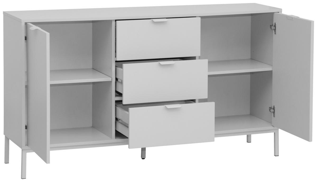 SIDEBOARD  in 140/80/40 cm  - Kaschmir, Design, Holzwerkstoff/Metall (140/80/40cm) - MID.YOU