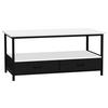 COUCHTISCH in Holzwerkstoff 100/50/45 cm  - Weiss/Schwarz, Design, Holzwerkstoff/Kunststoff (100/50/45cm) - MID.YOU