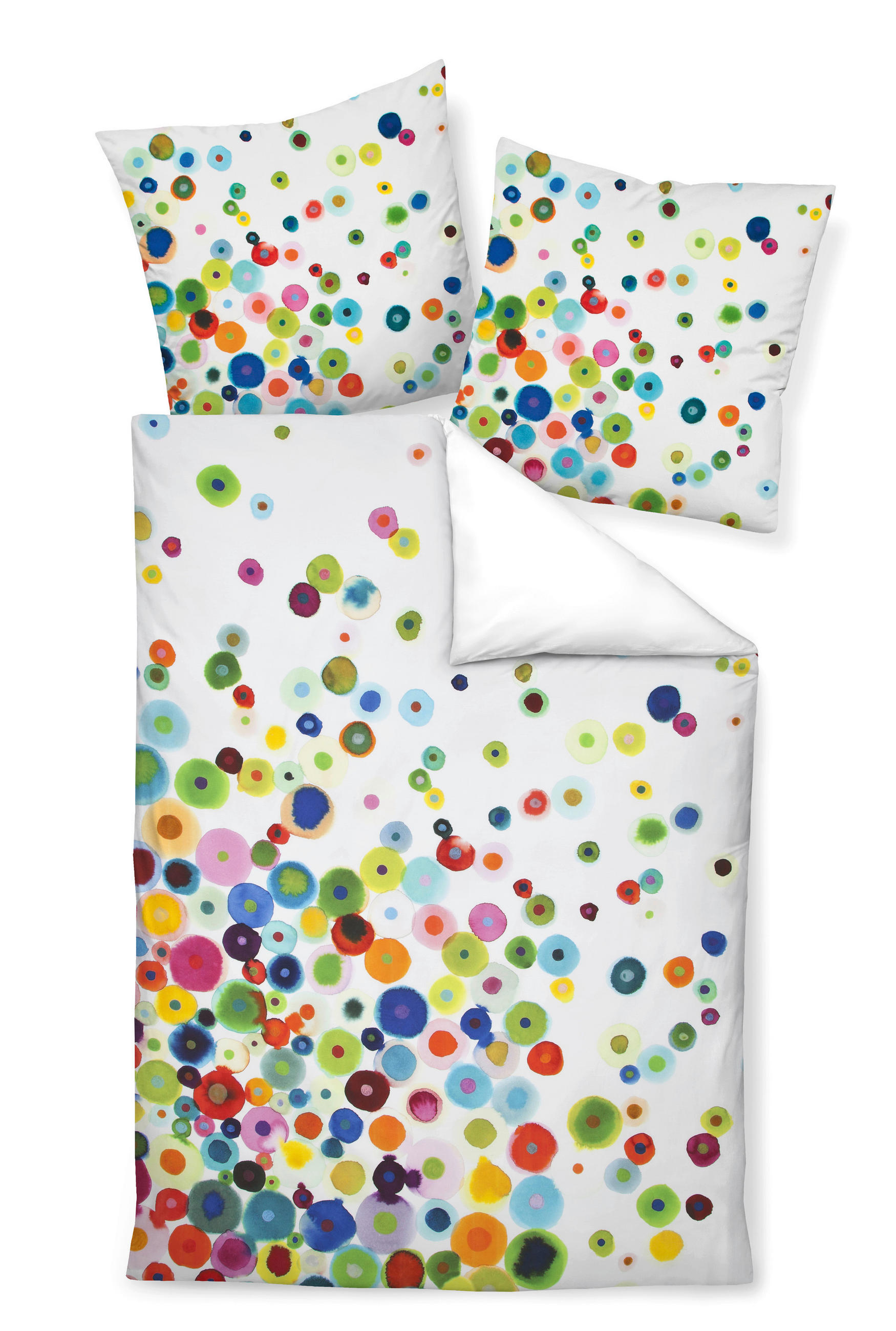 BETTWÄSCHE Modern Art Makosatin 135/200 cm  - Multicolor, KONVENTIONELL, Textil (135/200cm) - Janine