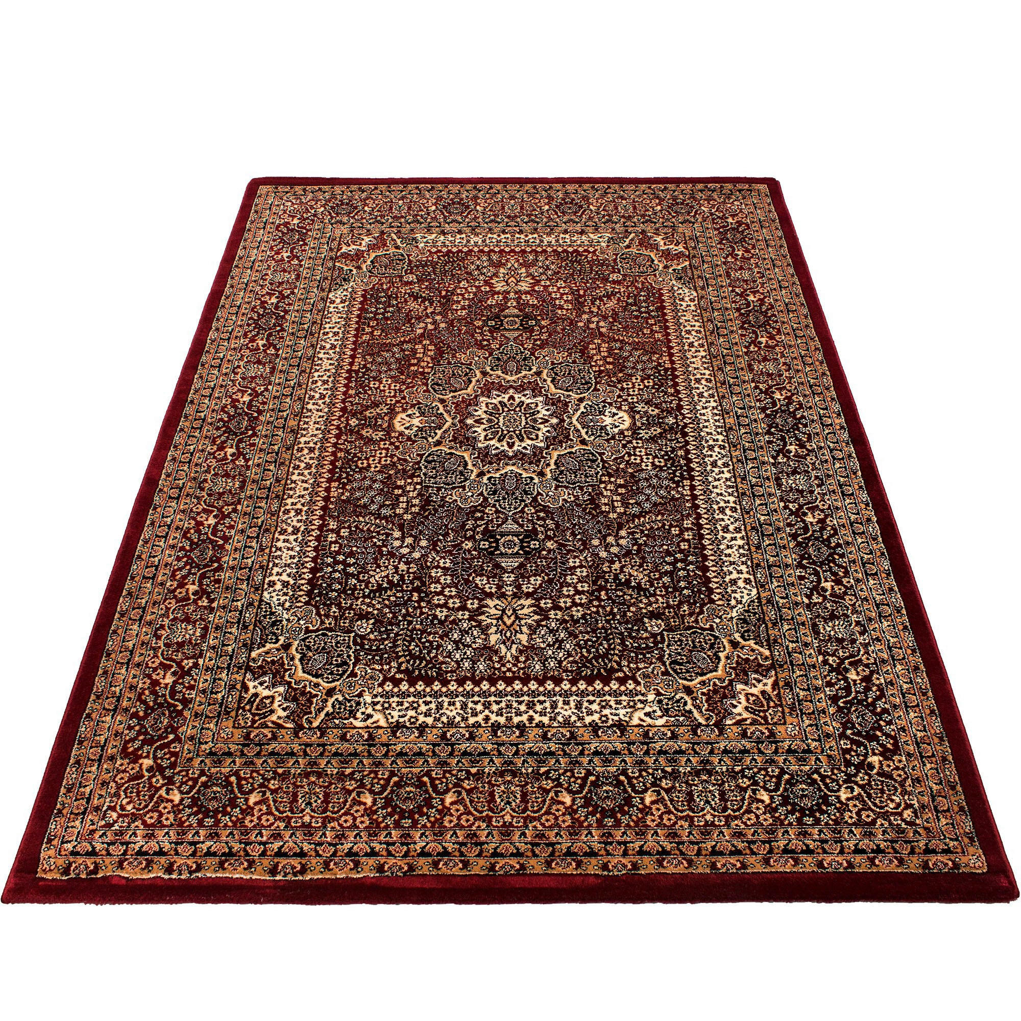 VÄVD MATTA 300/400 cm Marrakesh  - röd, Klassisk, textil (300/400cm) - Novel