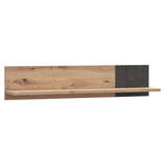 WANDBOARD in 120/25/23 cm Dunkelgrau, Eiche Artisan  - Dunkelgrau/Eiche Artisan, Design, Holzwerkstoff (120/25/23cm) - Carryhome