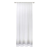 HÁLÓS FÜGGÖNY fm - ezüstszínű/fehér, Basics, textil (300cm)