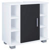WASCHBECKENUNTERSCHRANK 60/57,7/30,4 cm  - Weiss/Schwarz, Modern, Holzwerkstoff/Kunststoff (60/57,7/30,4cm) - MID.YOU