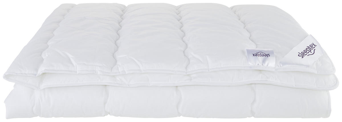 LETNÍ PŘIKRÝVKA, 200/200 cm, polyester, rouno, duté vlákno - bílá, Basics, textil (200/200cm) - Sleeptex