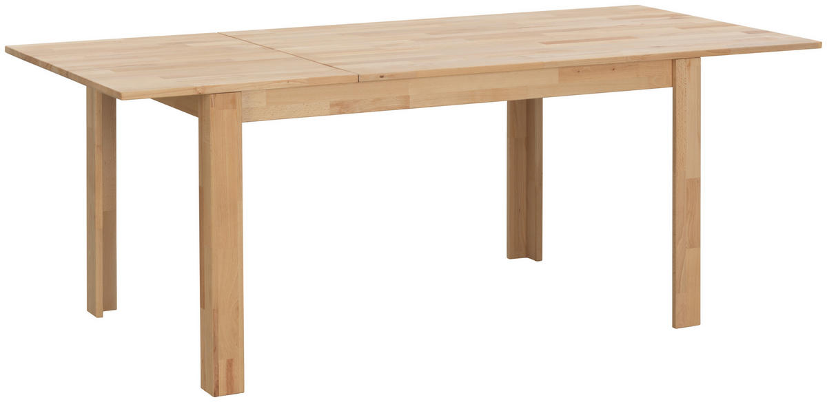 JÍDELNÍ STŮL, jádrový buk, 140-200/90/76 cm - jádrový buk, Natur, dřevo (140-200/90/76cm) - Livetastic