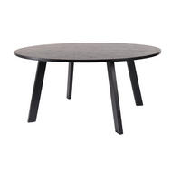 MATBORD 155/155/75 cm delar i massivt trä  trä svart  - svart, Modern, metall/trä (155/155/75cm) - Niels Andersson