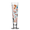 BIERGLAS 385 ml  - Blau/Rot, LIFESTYLE, Glas (7,5/7,5/24,9cm) - Ritzenhoff