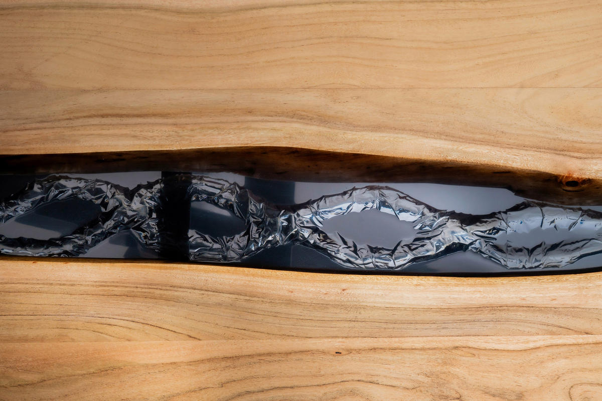 ESSTISCH in Holz 220/100/76 cm  - Schwarz/Akaziefarben, LIFESTYLE, Holz (220/100/76cm) - Landscape