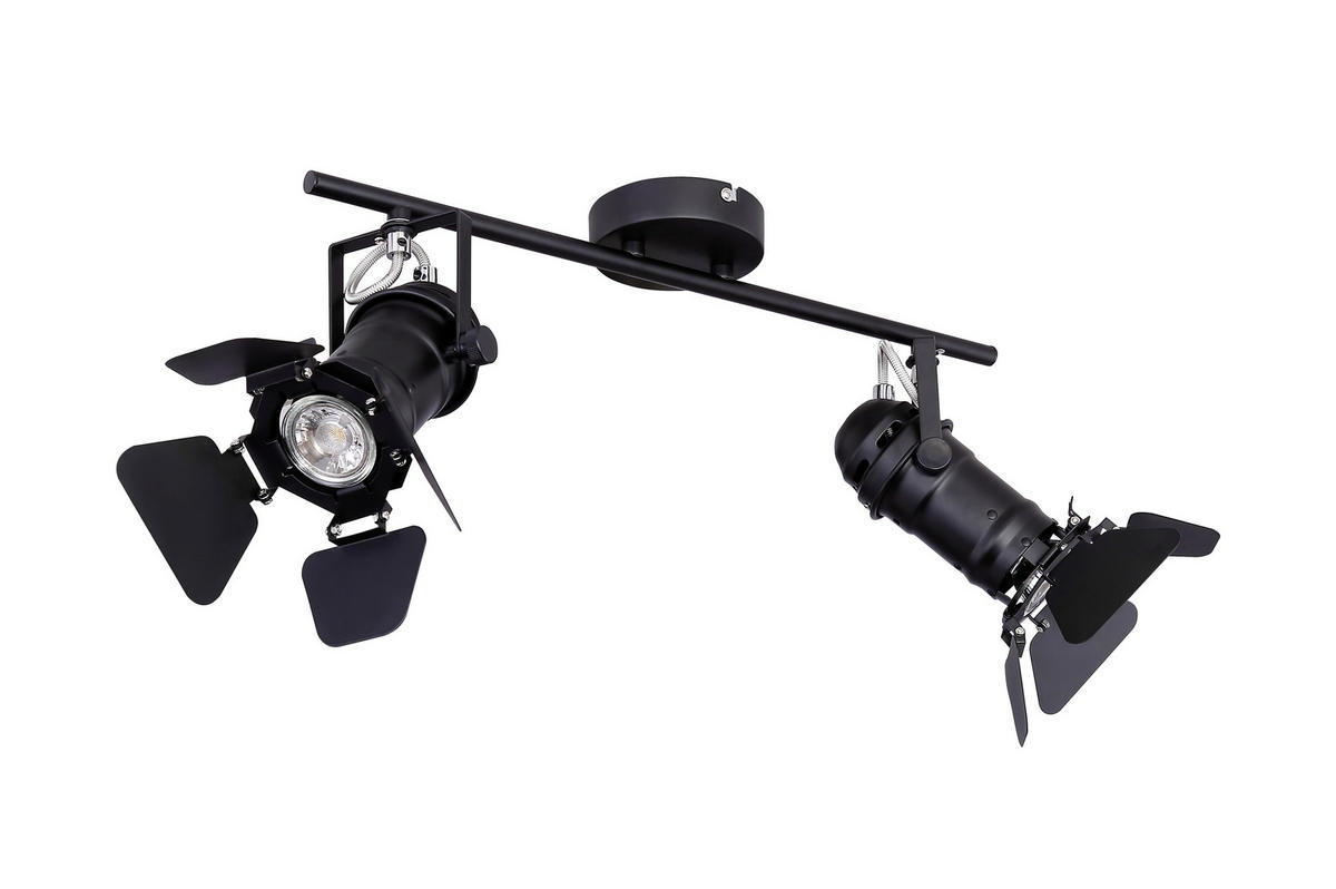 STRAHLER 54/16/26,5 cm   - Schwarz, Trend, Metall (54/16/26,5cm) - Globo