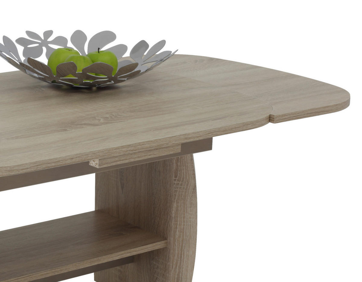 COUCHTISCH oval Sonoma Eiche  - Sonoma Eiche, Basics, Holzwerkstoff (90/68/52cm) - MID.YOU