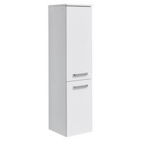 MIDISCHRANK 30/123,2/33 cm  - Chromfarben/Weiss, Design, Holzwerkstoff/Metall (30/123,2/33cm) - Xora