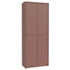 SCHUHSCHRANK  in 74,5/191,9/34,9 cm  - Terracotta/Grau, Basics, Holzwerkstoff/Kunststoff (74,5/191,9/34,9cm) - Xora