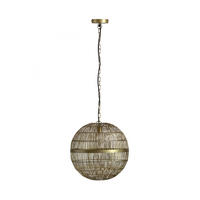 HÄNGELEUCHTE 40/120 cm    - Messingfarben, Konventionell, Metall (40/120cm) - Globo