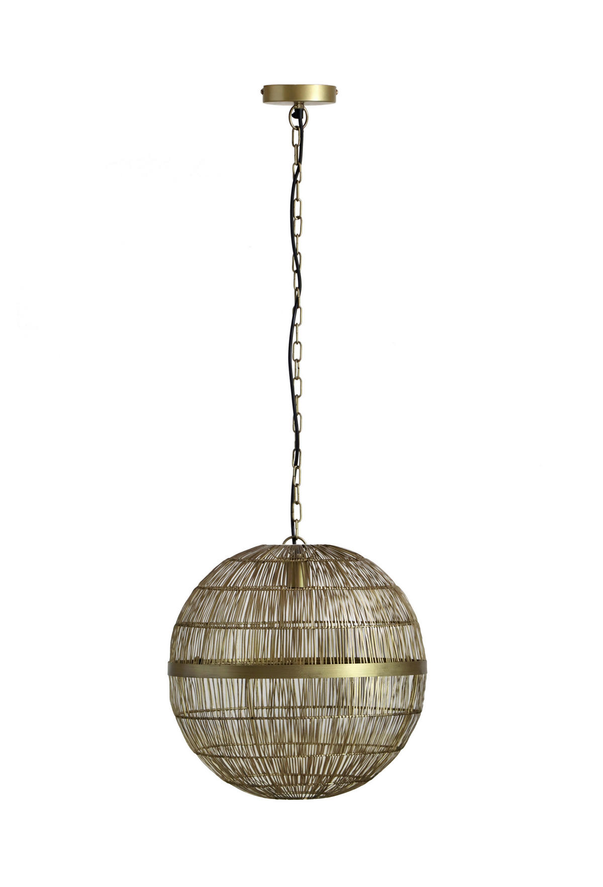 HÄNGELEUCHTE 40/120 cm    - Messingfarben, Konventionell, Metall (40/120cm) - Globo