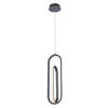 LED-HÄNGELEUCHTE 21/63,5/63,5 cm    - Schwarz, Design, Kunststoff/Metall (21/63,5/63,5cm) - Elstead Lighting
