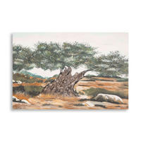 LEINWANDBILD Bäume  - Basics, Holz/Textil (120/80/3.8cm)