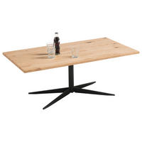 KLUB STOČIĆ  crna, boja hrasta  - boja hrasta/crna, Moderno, drvo/metal (110/60/40,5cm) - Hom`in