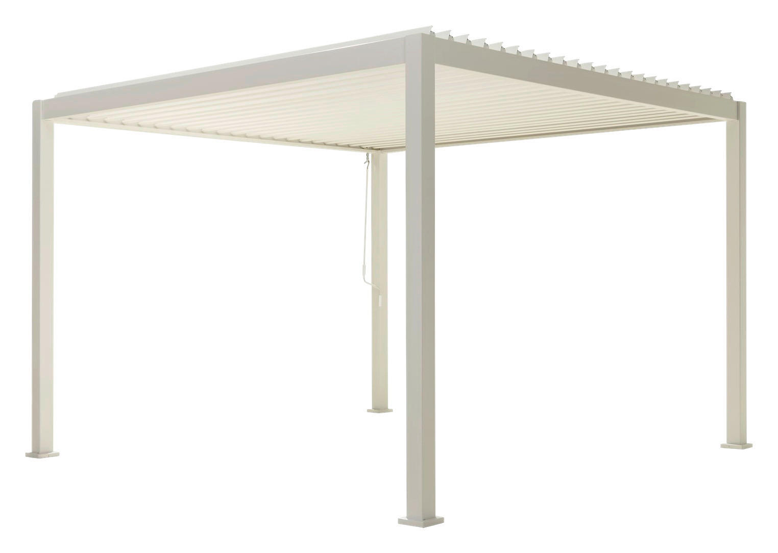 PERGOLA velikost: 300/250/300 cm - bílá, Moderní, kov (300/250/300cm) - Gardenson