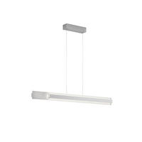 LED-PENDELLEUCHTE 190/6/150 cm    - Weiss/Nickelfarben, Design, Metall (190/6/150cm) - Trio Leuchten