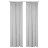 FERTIGVORHANG  halbtransparent   140/160 cm 2 Stück  - Grau, Basics, Textil (140/160cm)