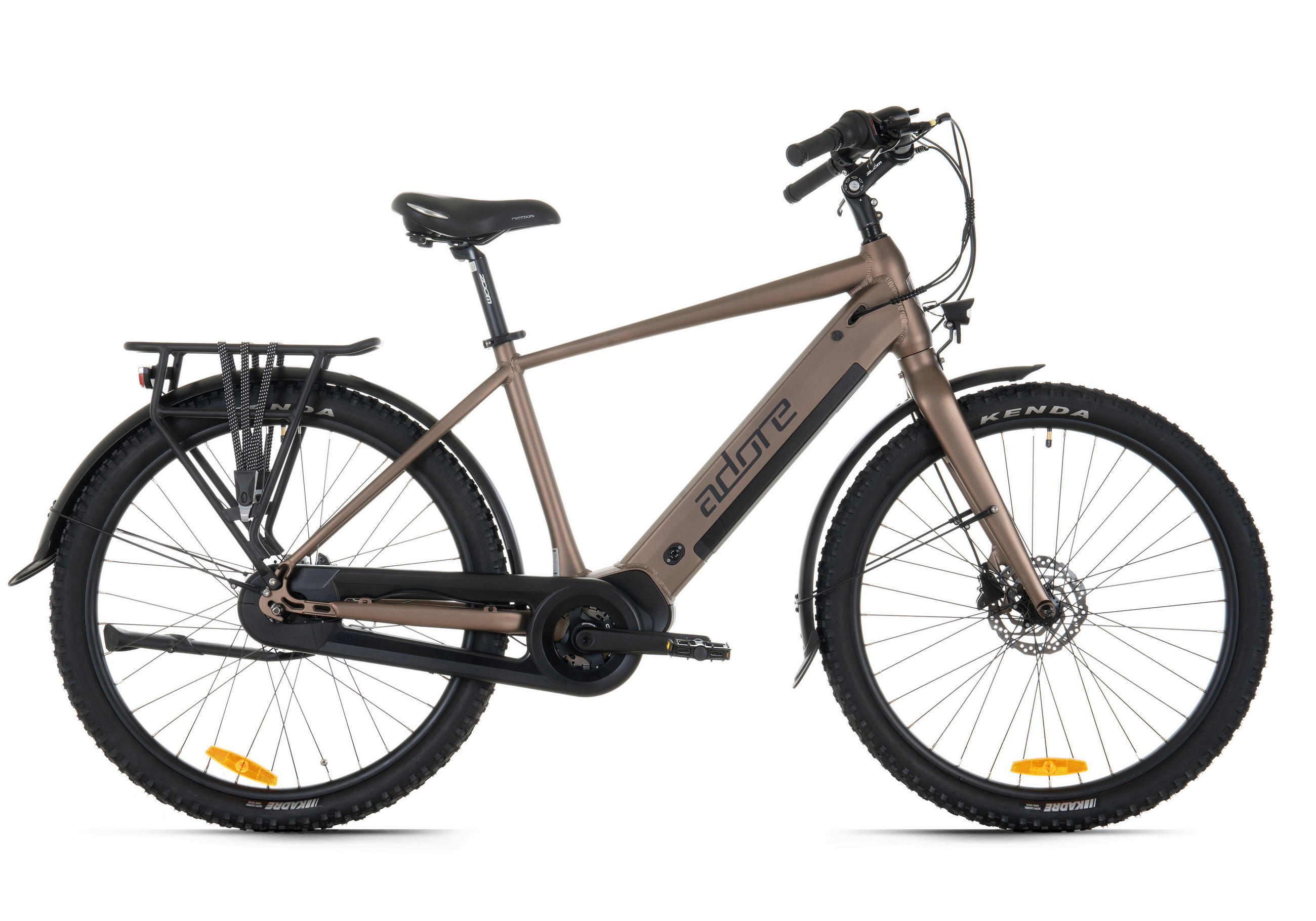 ELEKTROFAHRRAD E-Citybike 27,5 Zoll  - Cappuccino, Basics, Metall (180/70/100cm)